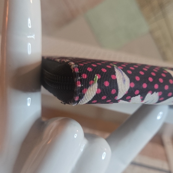 Betsey Johnson Floral Polka Dot Women's Wallet - Picture 4 of 9